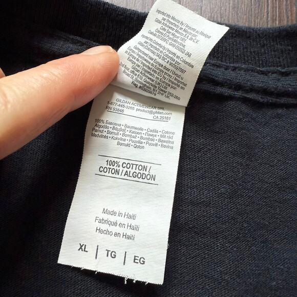 Star Wars The Mandalorian Graphic Tee Black XL Gildan Ultra Cotton - Picture 4 of 6